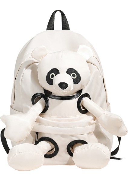 Karikatür Panda Sırt Çantası Üç Boyutlu Seyahat Okul Çantası (Yurt Dışından)