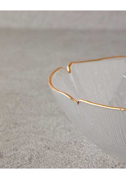 Siana Cam Kase 16 cm Gold modelleri