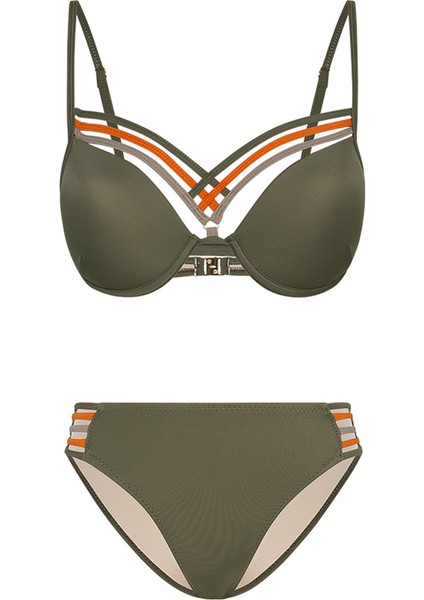 Girasole Haki Balenli Bikini Takımı