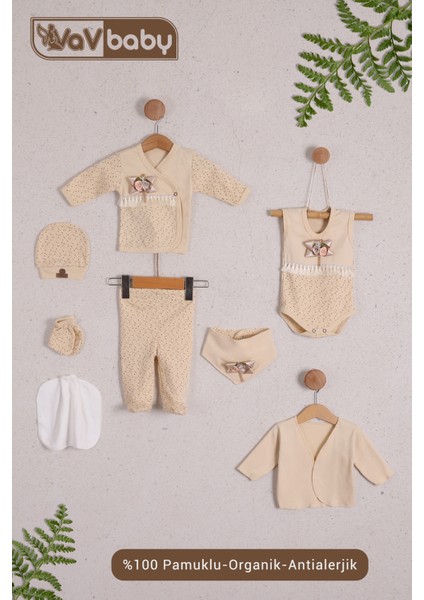 Vavbaby Organik Hastane Çıkışı 8’li Two Rose