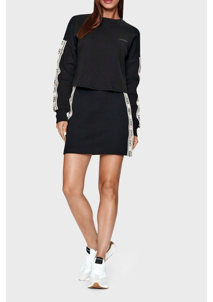 Cymone Pamuklu Crop Sweat V3BQ16KB3P2 Bayan Sweat V3BQ16 KB3P2 Jblk modelleri