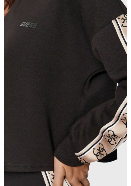 Cymone Pamuklu Crop Sweat V3BQ16KB3P2 Bayan Sweat V3BQ16 KB3P2 Jblk indirimleri