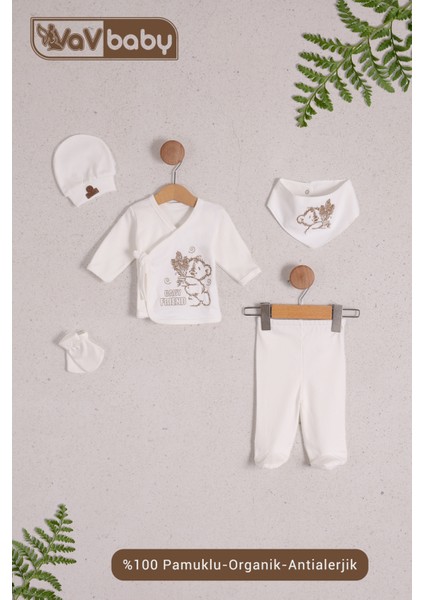 Vavbaby Organik Hastane Çıkışı 5’Li Baby Friend