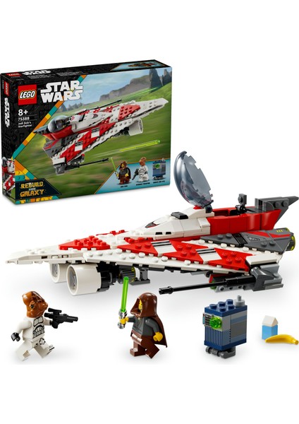 ® Star Wars: Jedi Bob'un Starfighter'ı 75388 - 8 Yaş ve Üzeri Star Wars Sevenler Için Inşa Edilebilen Oyuncak Starship Yapım Seti (305 Parça)