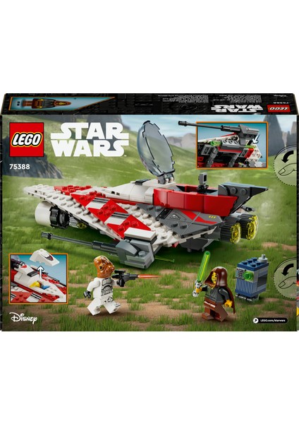 ® Star Wars: Jedi Bob'un Starfighter'ı 75388 - 8 Yaş ve Üzeri Star Wars Sevenler Için Inşa Edilebilen Oyuncak Starship Yapım Seti (305 Parça)