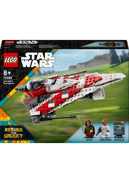 ® Star Wars: Jedi Bob'un Starfighter'ı 75388 - 8 Yaş ve Üzeri Star Wars Sevenler Için Inşa Edilebilen Oyuncak Starship Yapım Seti (305 Parça)