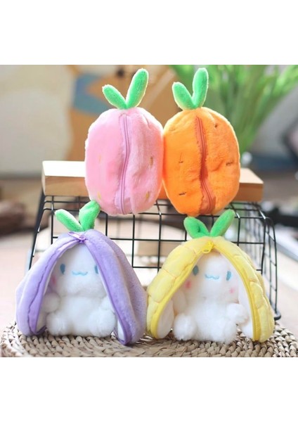 Meyve Kaplamalı Fermuarlı Cinnamaroll Peluş Anahtarlık