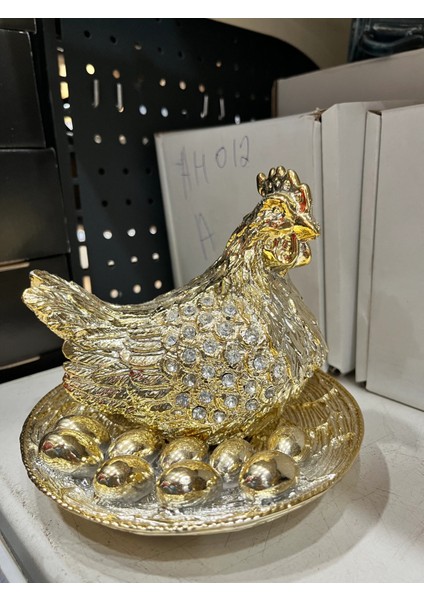 Gold Renk Dekoratif Biblo