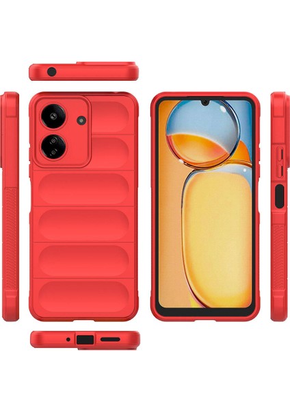 Xiaomi Redmi 13C Uyumlu Kılıf Esnek Tpu Oyuklu Arka Yüzey Tasarımlı Silikon Kapak fırsatları