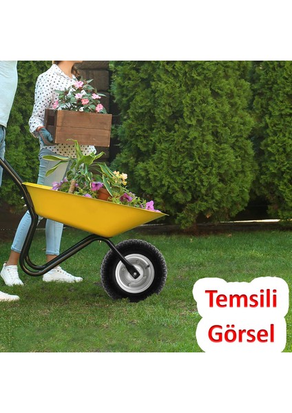 Yük Taşıma Tekeri El Arabası Bilyeli Rulmanlı Havalı Dubleks 350X70 mm Yapar Çelik Jant Tekerlek modelleri