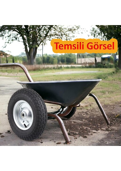 Yük Taşıma Tekeri El Arabası Bilyeli Rulmanlı Havalı Dubleks 350X70 mm Yapar Çelik Jant Tekerlek fırsatları