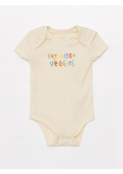 Baby Bisiklet Yaka Baskılı Erkek Bebek 5'li Takım modelleri
