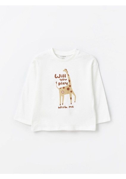 Baby Bisiklet Yaka Baskılı Erkek Bebek 4'lü Takım