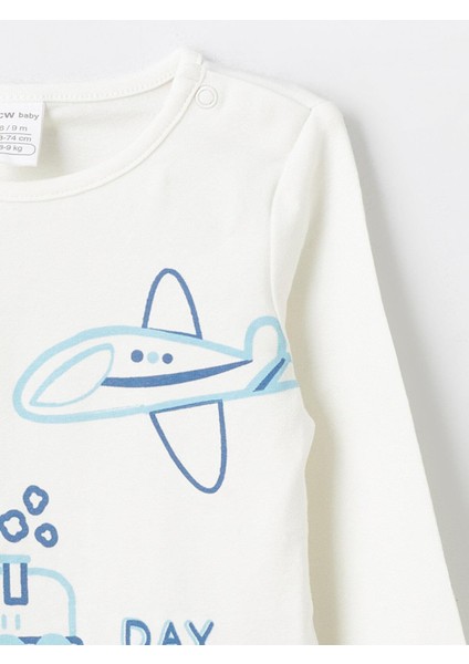 Baby Bisiklet Yaka Erkek Bebek 3'lü Takım modelleri