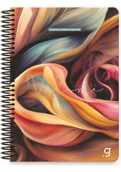 Exclusive Volume Spiralli Fuşya Sert Kapak 100 Yaprak 17*24 Çizgili Defter