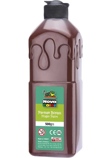 Parmak Boyası Kahverengi 500 gr NC 376
