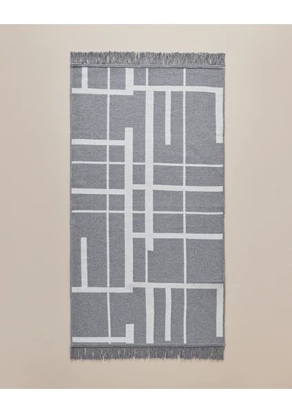 English Home Smoky Dokuma Kilim 80x150 Cm Gri