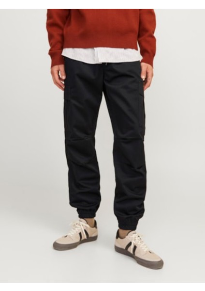 Jack & Jones 12258324 Jpstkane Jjroupe Jogger Cargo Pantolon Siyah