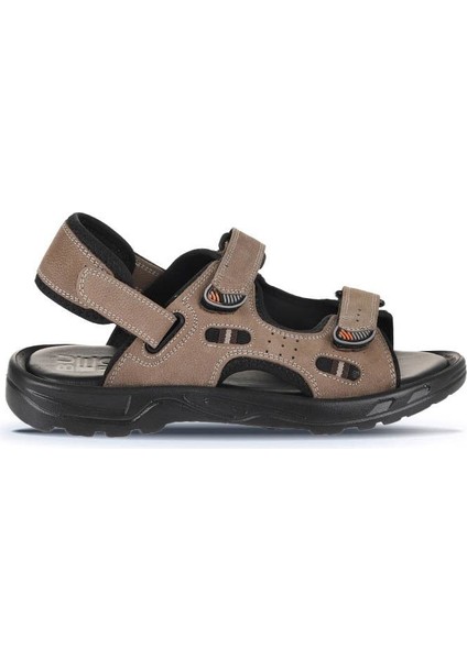 Bueno Shoes Vizon Nubuk Erkek Sandalet 25MS1405