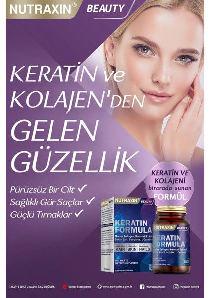 Keratin Formula 60 Tablet 2'li