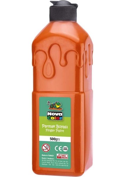 Parmak Boyası Turuncu 500 gr NC 377