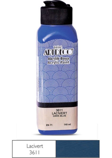 Akrilik Boya 140 ML Lacivert 070R-3611