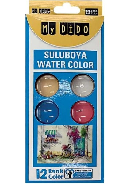 Sulu Boya Büyük 12'li MY0123
