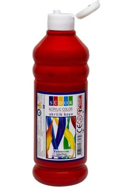 Akrilik Boya 500 ml Vermiyon