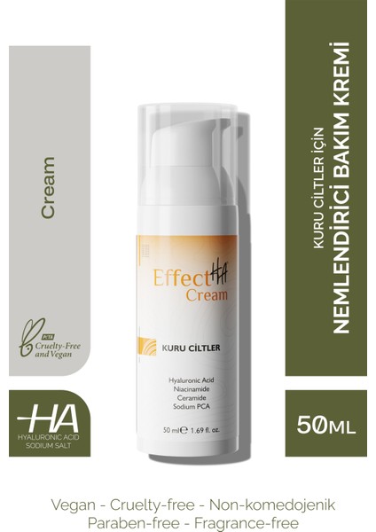 Cream Kuru Ciltler İçin Nemlendirici Bakım Kremi 50ml