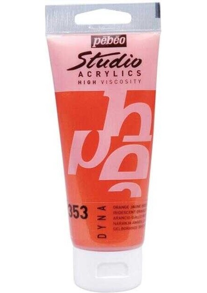 Akrilik Studıo 100 ml Iridescent Orange Yellow