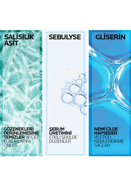 La Roche-Posay Yağlı ve Geniş Gözenekli Ciltler İçin Effaclar Mat Parlama Karşıtı Nemlendirici Krem 40ML