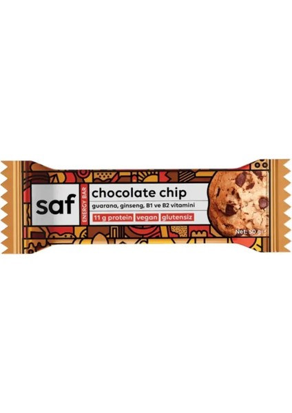 Chocolate Chip Energy Bar 50 gr