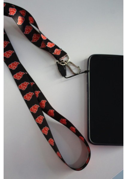 Naruto Akatsuki Anime Boyun Ipi Telefon Askısı Yaka Kartı