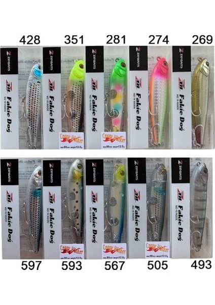 Zipbaits Fakie Dog 90MM Wdt Su Üstü 12GR Maket Yem