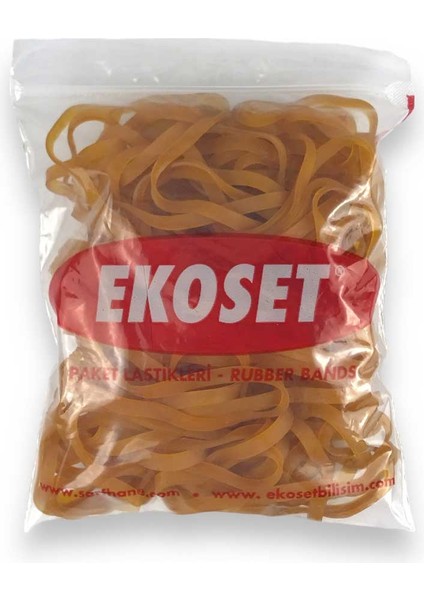 22 cm Büyük Boy Paket Lastiği 40 Adet 220 x 5 mm