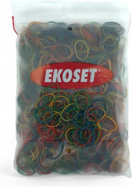 Renkli Küçük Paket Toka Lastiği 4 Renk 40 mm 1000 Adet 10 Paket fırsatları