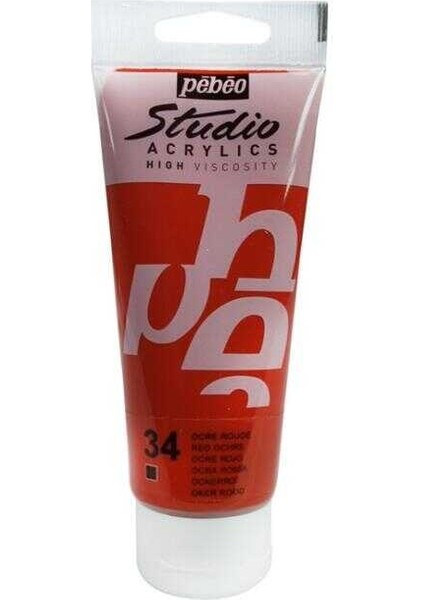 Studıo Akrilik Boya 100 ml Red Ochre