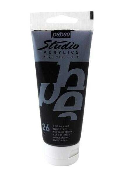 Akrilik Boya Studio 100 ml Mars Black