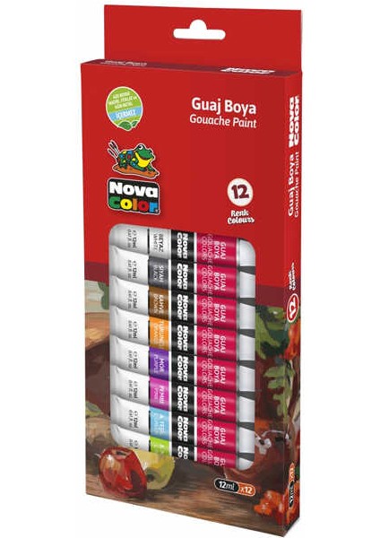 Nova Color Guaj Boya Tüp 12'li 12 ml NC 781