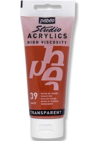 Studio Akrilik Boya 100 ml Venice Red