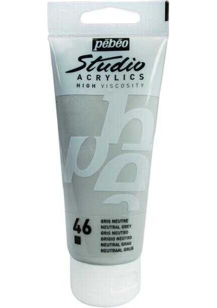 Studıo Akrilik Boya 100 ml Neutral Grey