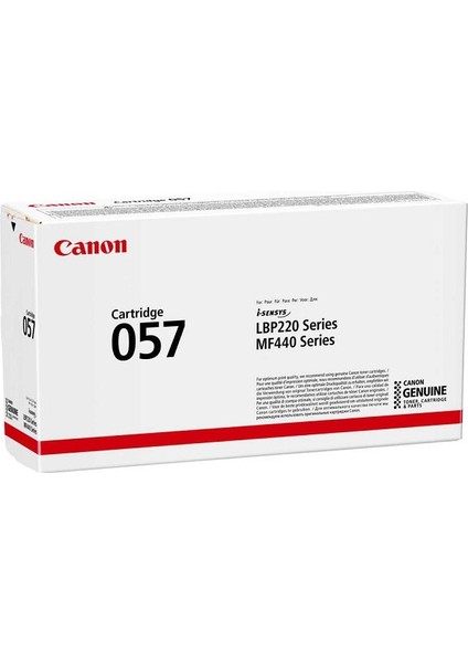 Canon CRG-057 3009C002 Orijinal Toner Crg 057 3100 Sayfa