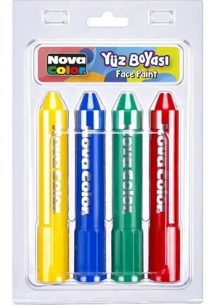 Nova Color Yüz Boyası 4'lü