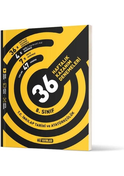 8. Sınıf Inkılap Tarihi 36 Haftalık Kazanım Denemeleri