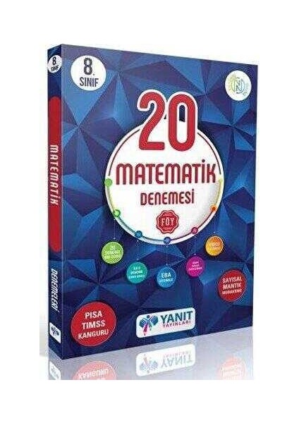 Yanıt 8. Sınıf Çözümlü 20 Matematik Branş Denemesi