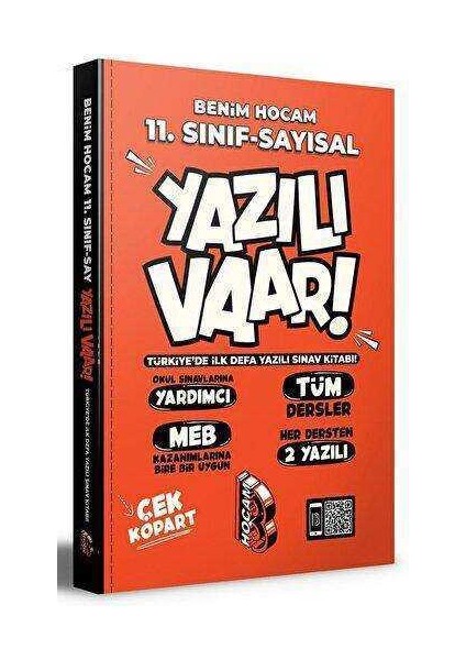 11. Sınıf Sayısal Yazılı Var Benim Hocam Yayınları