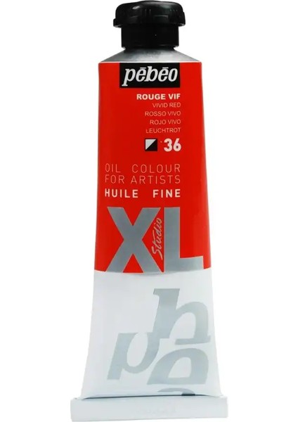 Huile Fine Xl Yağlı Boya 37 ml 36 Vivid Red
