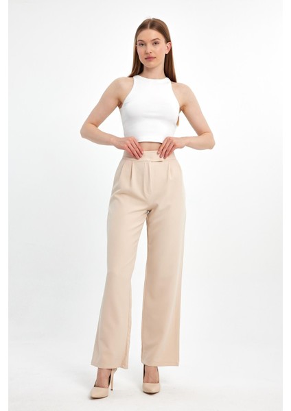 Cırtlı Double Palazzo Pantolon modelleri
