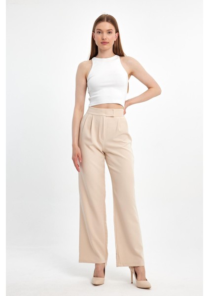 Cırtlı Double Palazzo Pantolon indirimleri