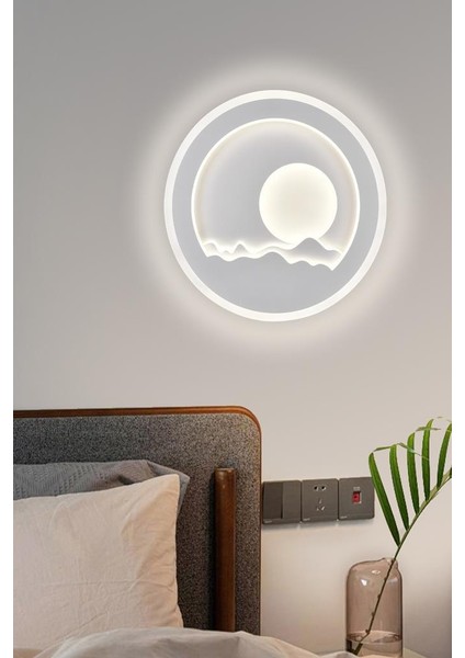 89750-40 Plofonyer Led Avize(Beyaz Işık -Sarı Işık - Gün Işığı)